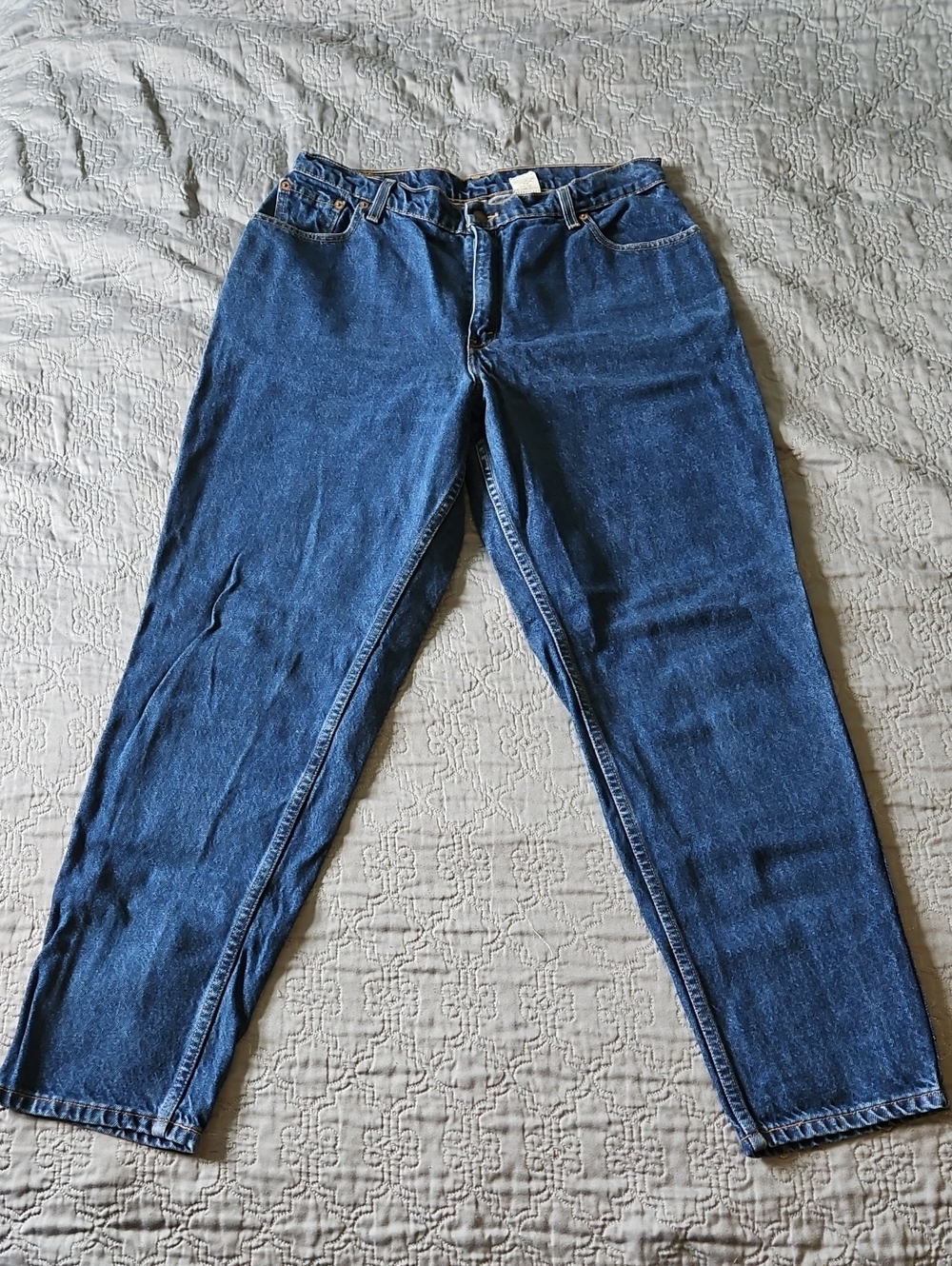 Levi's Vintage Dark Blue Straight-Leg Women's Jeans